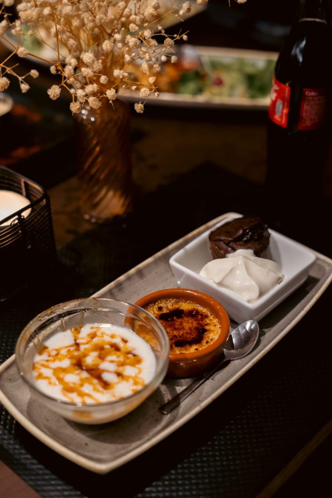 Mini desserts maison