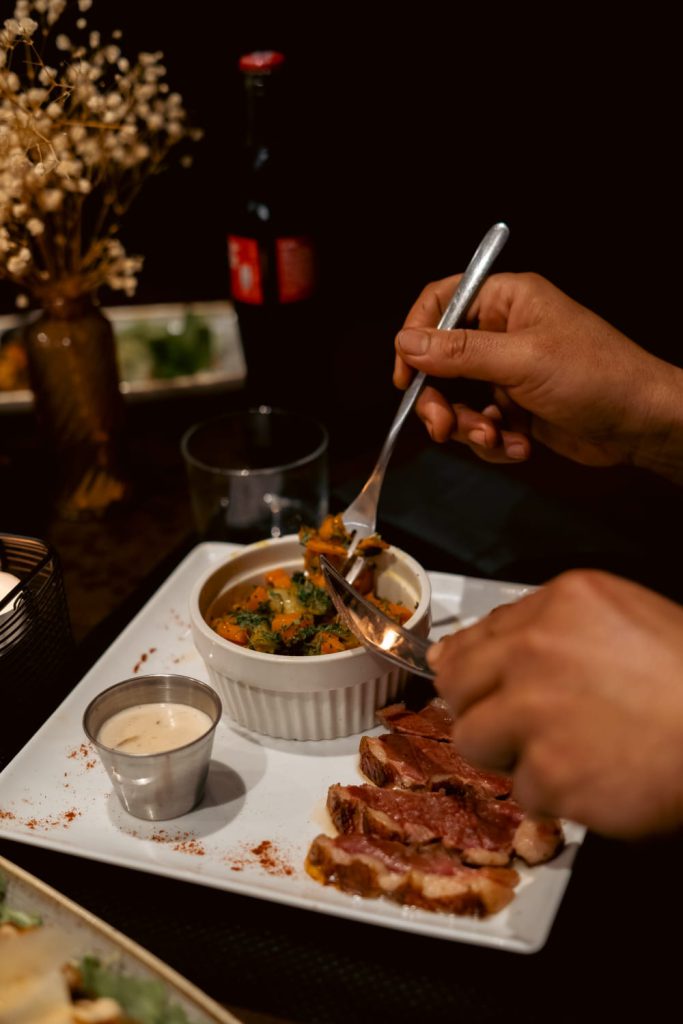 Plat généreux - L'instinct restaurant Toulouse